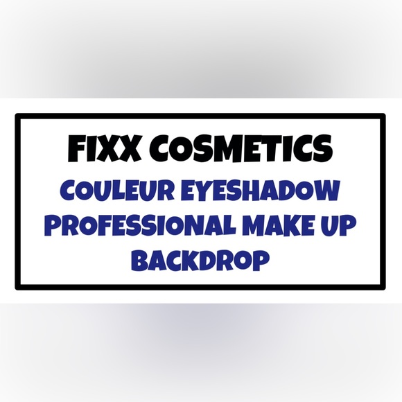 BNWOBOX FIXX Cosmetics Couleur Eyeshadow-Backdrop - Picture 2 of 7